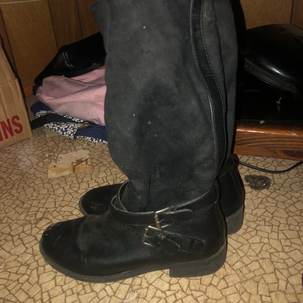 2/$30 black tall boots